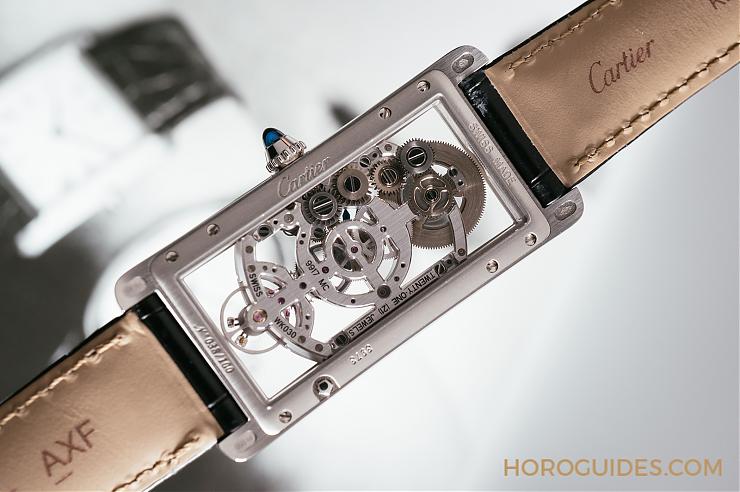CARTIER - 坦克百年 少見鏤空款登場 CARTIER Tank Cintrée Skeleton