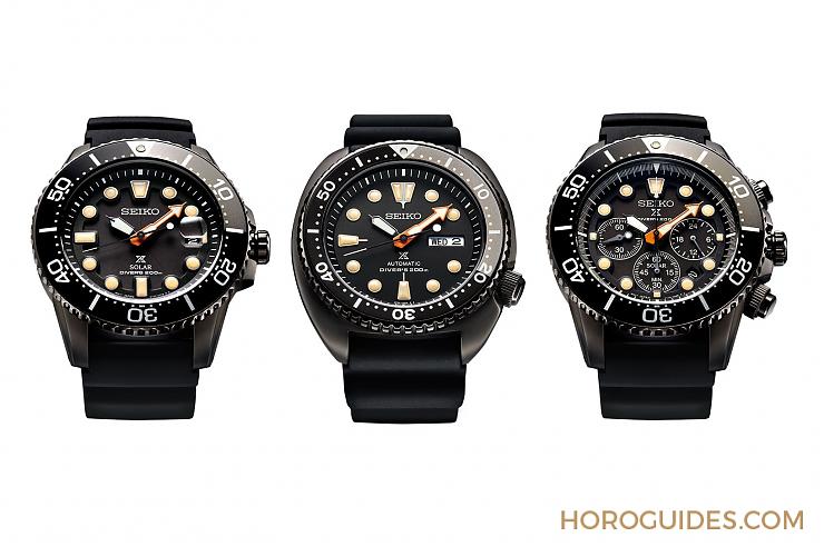 SEIKO - 精工Prospex潛水錶 ‘Black Series’ 三連發 (價錢更新2018.02)