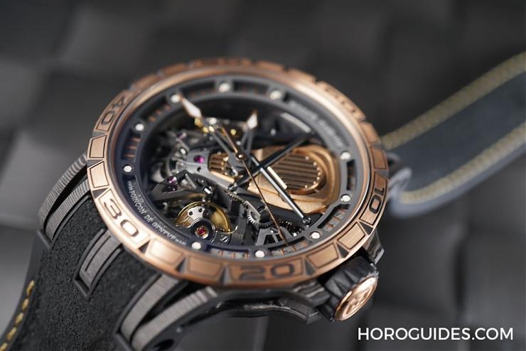 ROGER DUBUIS - EXCALIBUR - RDDBEX0654 - [SIHH 2018]羅杰杜彼Excalibur Aventador S黑金版 迷你Lamborghini登場