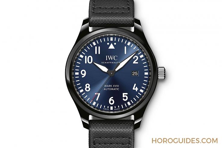 IWC - IWC Pilot’s Watch Mark XVIII 藍面黑陶瓷Laureus世界體育獎紀念款