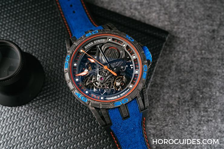 ROGER DUBUIS - 羅杰杜彼雙擒縱鏤空Excalibur Aventador S 更「貴」氣的超跑運動風