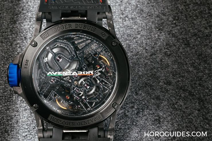 ROGER DUBUIS - 羅杰杜彼雙擒縱鏤空Excalibur Aventador S 更「貴」氣的超跑運動風