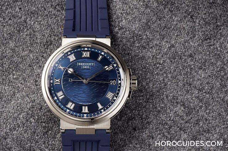 BREGUET - MARINE - 5517BB/Y2/9ZU - [BASEL 2018]BREGUET Marine 5517 精雕波浪紋 首次加入更運動的鈦金屬材質