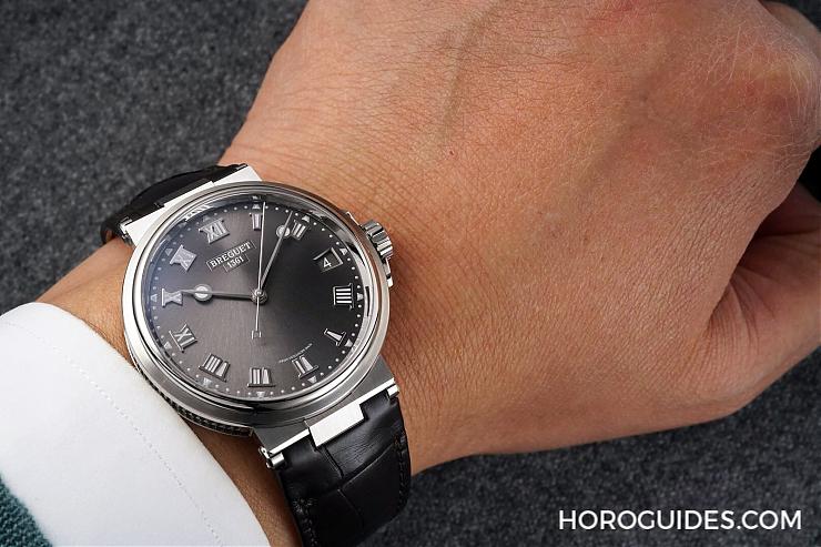 BREGUET - MARINE - 5517BB/Y2/9ZU - [BASEL 2018]BREGUET Marine 5517 精雕波浪紋 首次加入更運動的鈦金屬材質