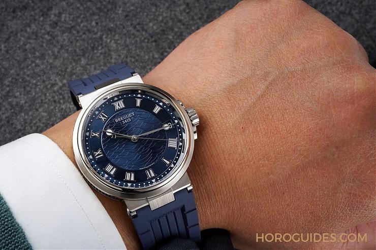 BREGUET - MARINE - 5517BB/Y2/9ZU - [BASEL 2018]BREGUET Marine 5517 精雕波浪紋 首次加入更運動的鈦金屬材質