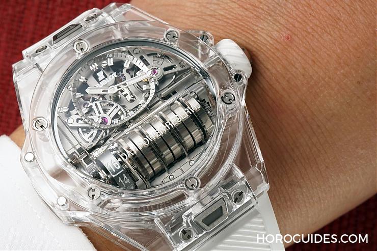 HUBLOT - BIG BANG - 911.JX.0102.RW - [BASEL 2018] HUBLOT Big Bang MP11全透明＋14天長動力 還有超輕盈碳纖維版本