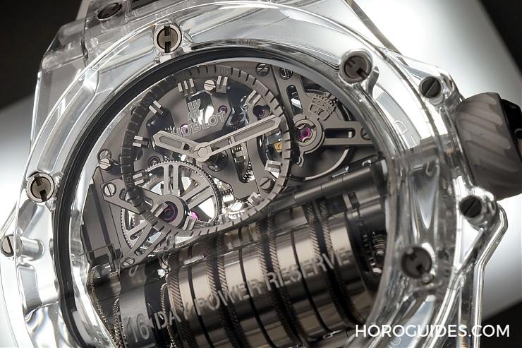 HUBLOT - BIG BANG - 911.JX.0102.RW - [BASEL 2018] HUBLOT Big Bang MP11全透明＋14天長動力 還有超輕盈碳纖維版本