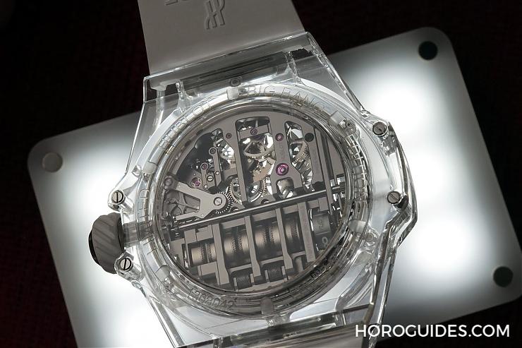 HUBLOT - BIG BANG - 911.JX.0102.RW - [BASEL 2018] HUBLOT Big Bang MP11全透明＋14天長動力 還有超輕盈碳纖維版本