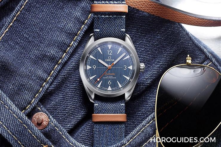 OMEGA - 歐米茄Seamaster Railmaster 丹寧鐵霸 夏日率性風