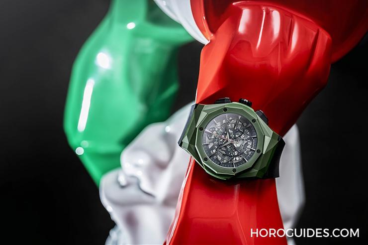 HUBLOT - 陶瓷材質大師 HUBLOT Classic Fusion Orlinski México 綠陶瓷限量錶
