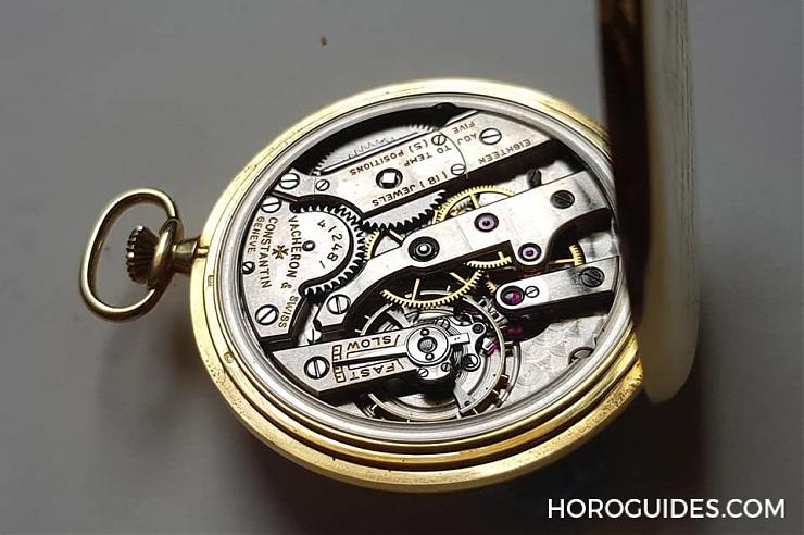 VACHERON CONSTANTIN - FIFTYSIX® - 4600E/000R-B441 - 一只走時狀況不錯的VC懷錶