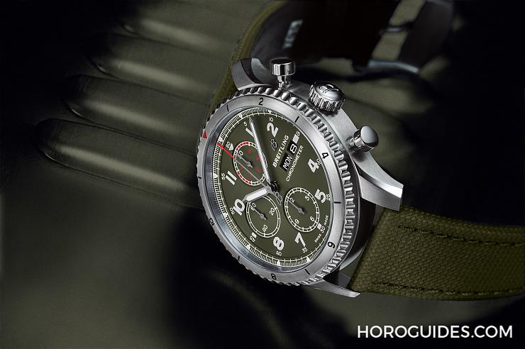 BREITLING - - - AB01192A1L1X1 - BREITLING帥氣軍風 Aviator 8 Curtiss Warhawk三款新作齊發