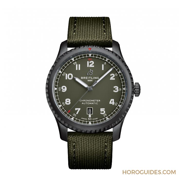 BREITLING - - - AB01192A1L1X1 - BREITLING帥氣軍風 Aviator 8 Curtiss Warhawk三款新作齊發