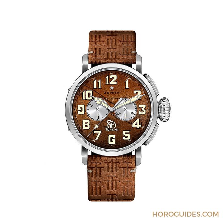 ZENITH - PILOT - （PILOT TYPE 20 CHRONOGRAPH TRINIDAD-18K玫瑰金款） - ZENITH復古菸草味 Pilot Type 20 Chronograph Trinidad限量錶 