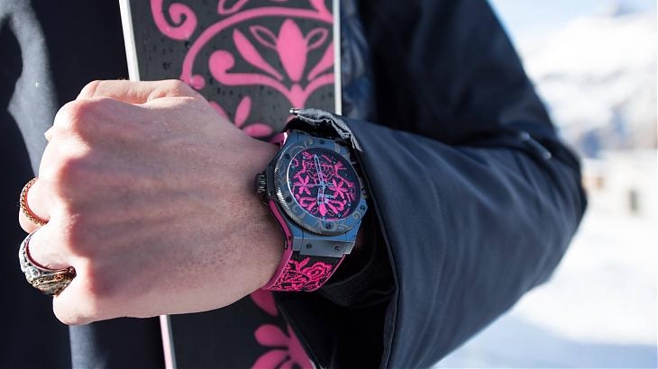 HUBLOT - HUBLOT× AK SKI 盛開在白雪之中 Big Bang限量款