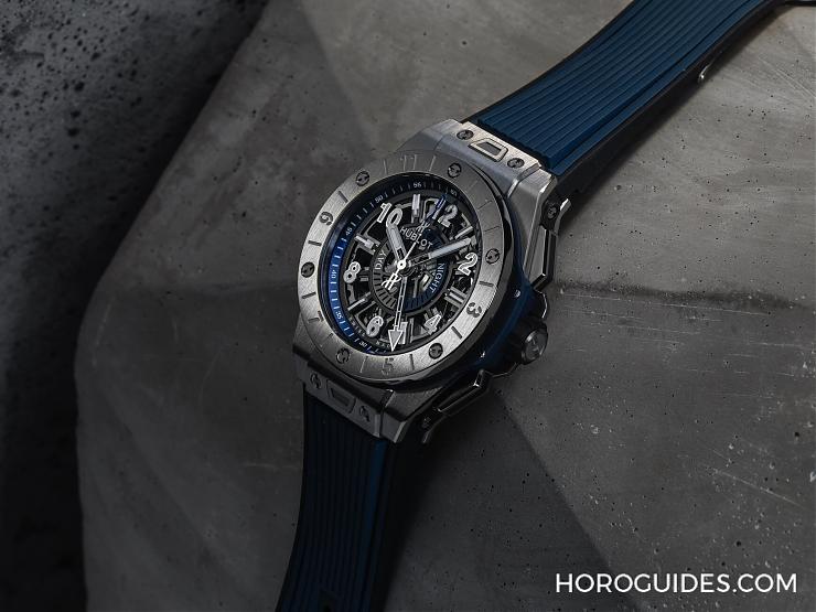 HUBLOT - BIG BANG - 471.NX.7112.RX - 切換兩地時間用按的 宇舶Big Bang Unico GMT