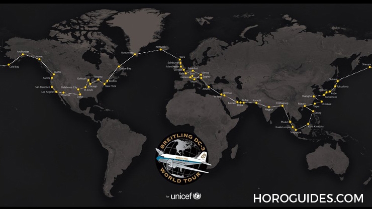 BREITLING - 航空迷注意!百年靈道格拉斯DC-3環球之旅,上海、台北與澳門都有點