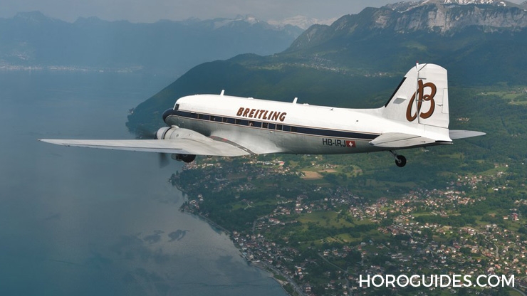 BREITLING - 航空迷注意!百年靈道格拉斯DC-3環球之旅,上海、台北與澳門都有點