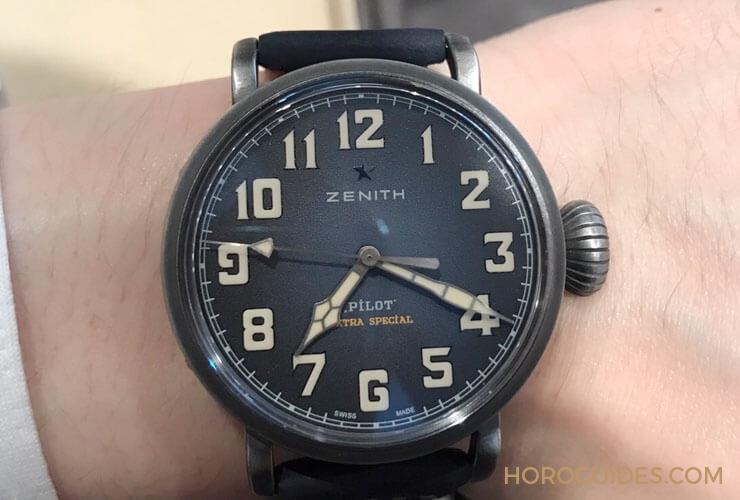 ZENITH - PILOT - 11.1940.679/91.C807 - [BASEL]不是只有大錶徑才好看：ZENITH Pilot復古四色，尺寸40mm更合戴