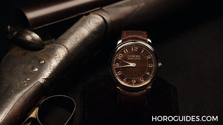 F.P.JOURNE - LIMITED SERIES - (Chronomètre Holland & Holland) - 槍管出錶盤? F.P. Journe用百年大馬士革鋼做錶盤(美圖連發!)