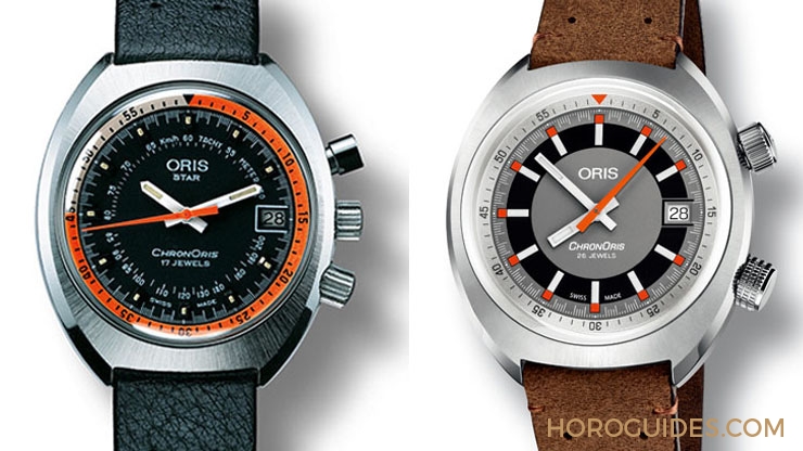 ORIS - 鮑魚殼與亮橘針,重回70年代的ORIS Chronoris日期錶