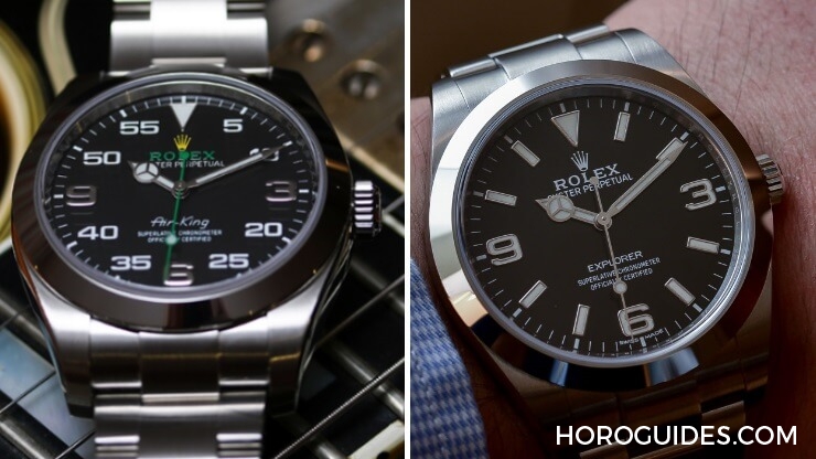 ROLEX - AIR-KING - 勞力士入門級三針錶怎麼選?Air-King空中霸王 v.s Explorer新探一