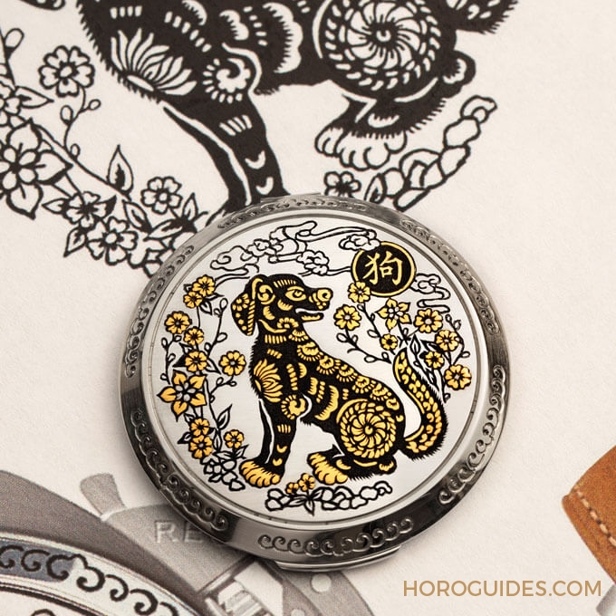 PANERAI - SPECIAL EDITIONS - PAM00858 - 義大利金絲雕刻工藝大顯身手,沛納海鋼雕生肖錶狗年限量版