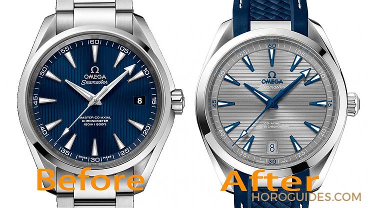 OMEGA - SEAMASTER - 220.12.41.21.06.001 - 直條紋變橫條紋!歐米茄Aqua Terra 2017新版外觀三大改款重點