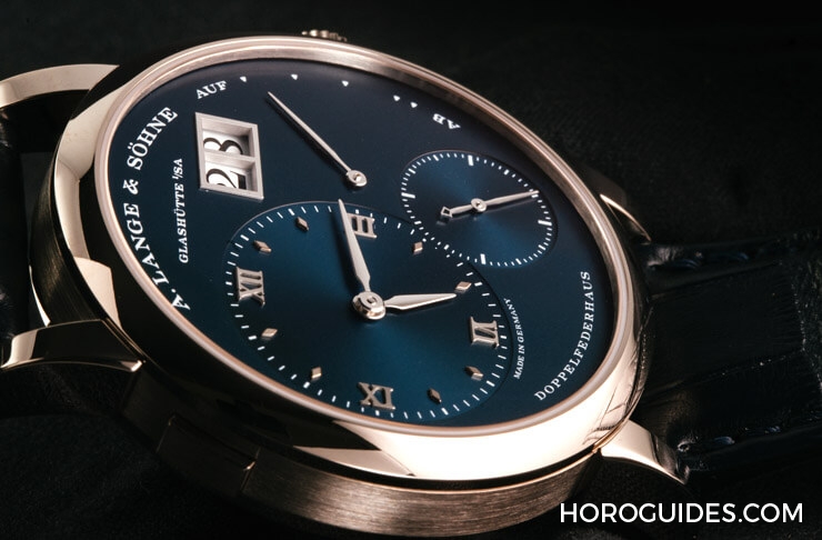 A. LANGE & SÖHNE - My Choice:頂級藍面錶,我選朗格 Lange 1