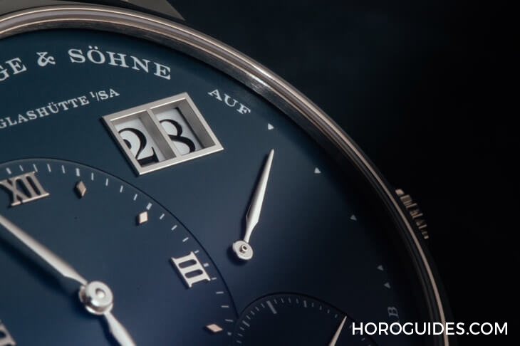 A. LANGE & SÖHNE - My Choice:頂級藍面錶,我選朗格 Lange 1