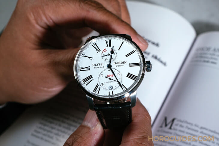 ULYSSE NARDIN - 超乎預期的中價品味之選 ! 雅典錶Marine Chronometer Torpilleur