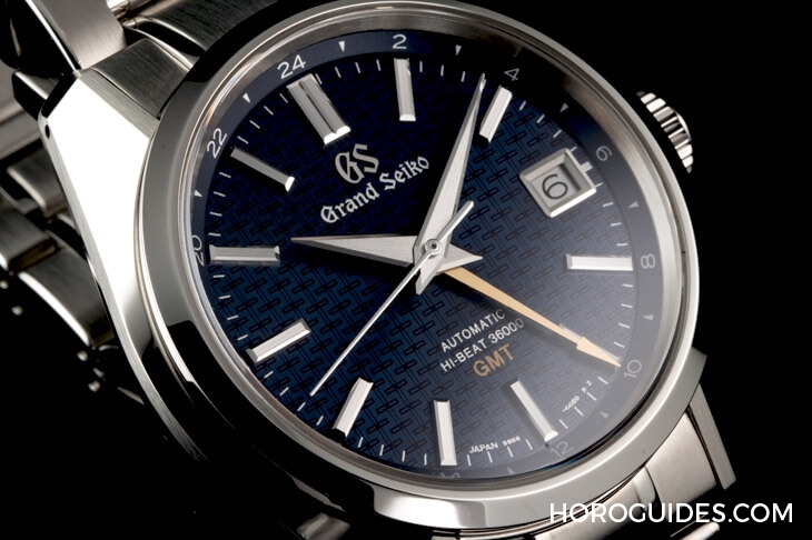GRAND SEIKO - GRAND SEIKO - SBGJ225 - 日式絣織美學錶盤,讓藍色藍得有內涵,GRAND SEIKO Hi-Beat GMT亞洲限量版