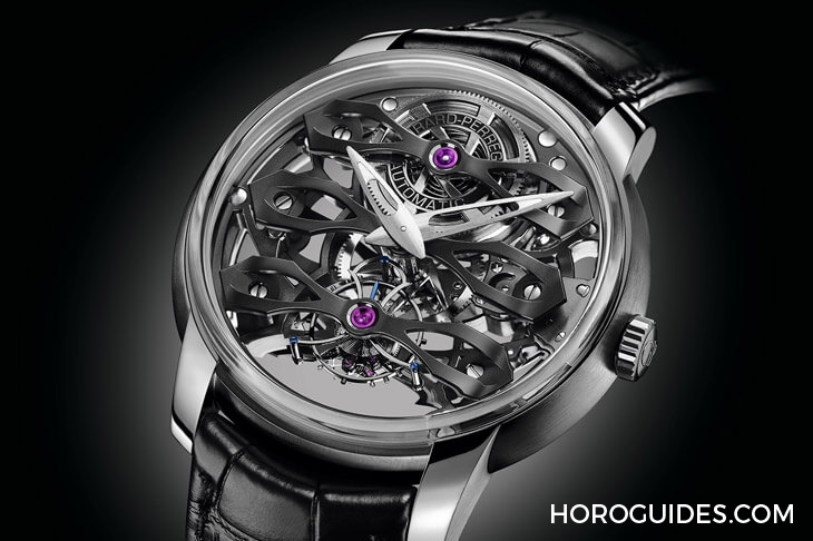 GIRARD-PERREGAUX - HAUTE HORLOGERIE - 99295-21-000-BA6A - [SIHH 2018]通透視感＋雙面錶橋 芝柏表鏤空三鈦橋陀飛輪Neo Tourbillon Skeleton 