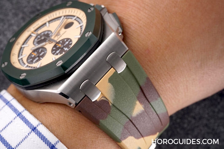 AUDEMARS PIGUET - ROYAL OAK OFFSHORE - 26400SO.OO.A054CA.01 - [SIHH 2018]迷彩風愛彼ROO計時碼錶，第一次使用綠陶瓷