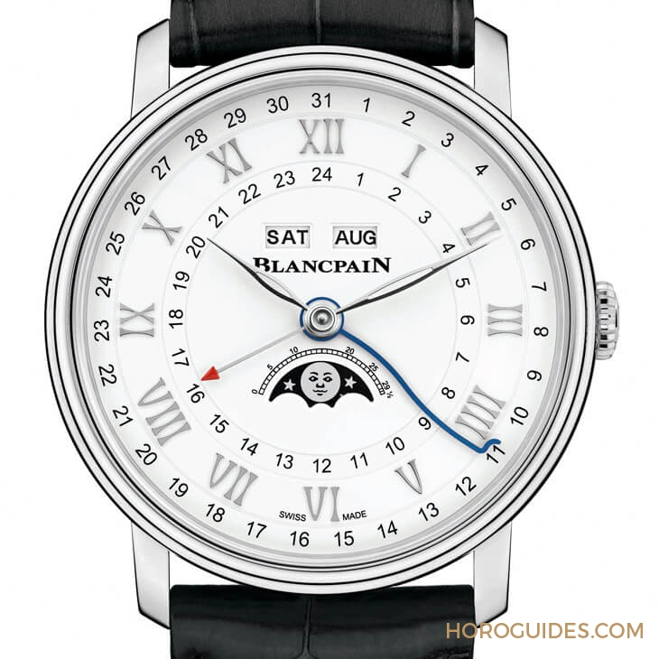 BLANCPAIN - VILLERET - 6676-1127-55B - [BASEL 2018]寶鉑Villeret兩地時間全日曆腕錶，推出不鏽鋼新款