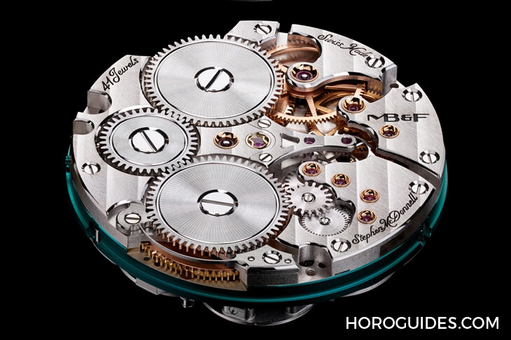 MB&F - 更科技感的太空飛船,MB&F萬年曆新款鈦金屬綠面