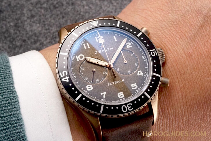 ZENITH - PILOT - 29.2240.405/18.C801 - [BASEL 2018]ZENITH Pilot系列TIPO CP-2計時碼錶，復古感最到位