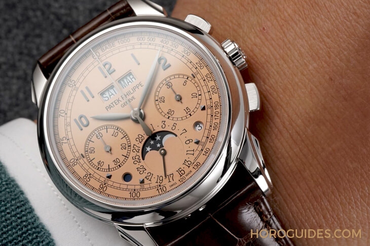 PATEK PHILIPPE - GRAND COMPLICATIONS - 5270P-001 - [BASEL 2018]百達翡麗5270P萬年曆計時，第一只鉑金＋稀有Salmon錶盤