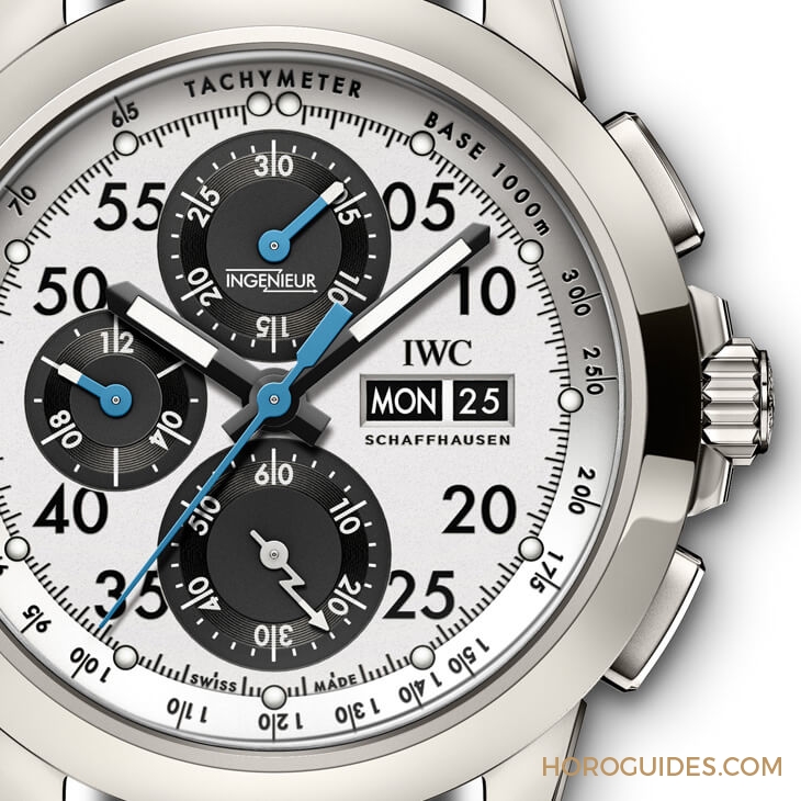 IWC - INGENIEUR - IW381201 - IWC與BENZ鷗翼跑車合作，並推出工程師特別版計時碼錶