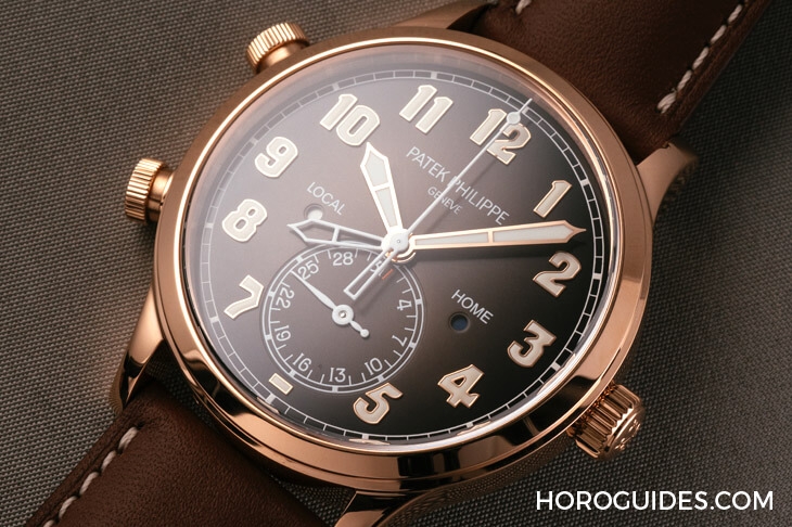 PATEK PHILIPPE - COMPLICATIONS - 5524R-001 - [BASEL 2018] 百達翡麗飛行錶Calatrava Pilot Travel Time，金棕配色貴氣版