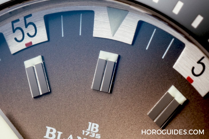 BLANCPAIN - FIFTY FATHOMS - 5052-1110-63A - 寶珀Bathyscaphe復古五十噚,少見的七○年代雙層時標