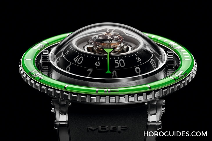 MB&F - MB&F水母錶HM7,另類「海洋風」綠色螢光新款
