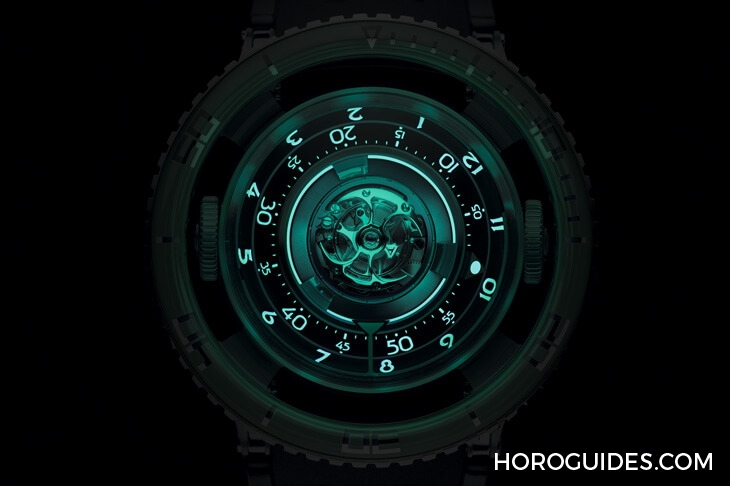 MB&F - MB&F水母錶HM7,另類「海洋風」綠色螢光新款