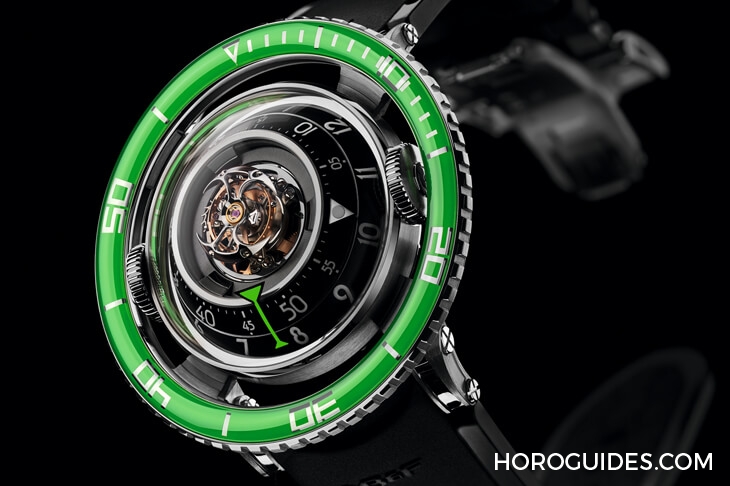 MB&F - MB&F水母錶HM7,另類「海洋風」綠色螢光新款