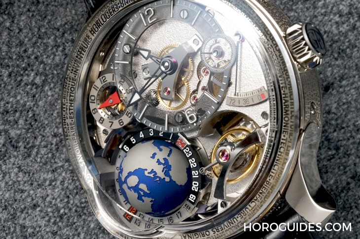 GREUBEL FORSEY - GMT - (Earth) - 世界時區怎麼看?GF GMT Earth直接做出一顆地球!