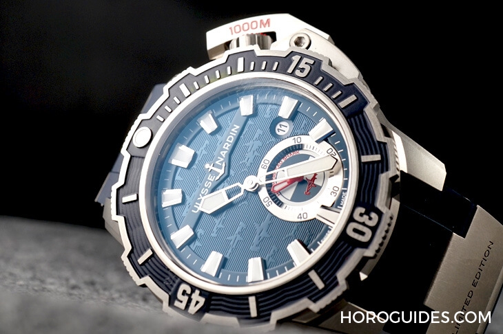 ULYSSE NARDIN - DIVER - 3203-500LE-3/93-HAMMER - 錘頭鯊出沒注意!雅典錶Deep Dive千米潛水錶強悍又霸氣