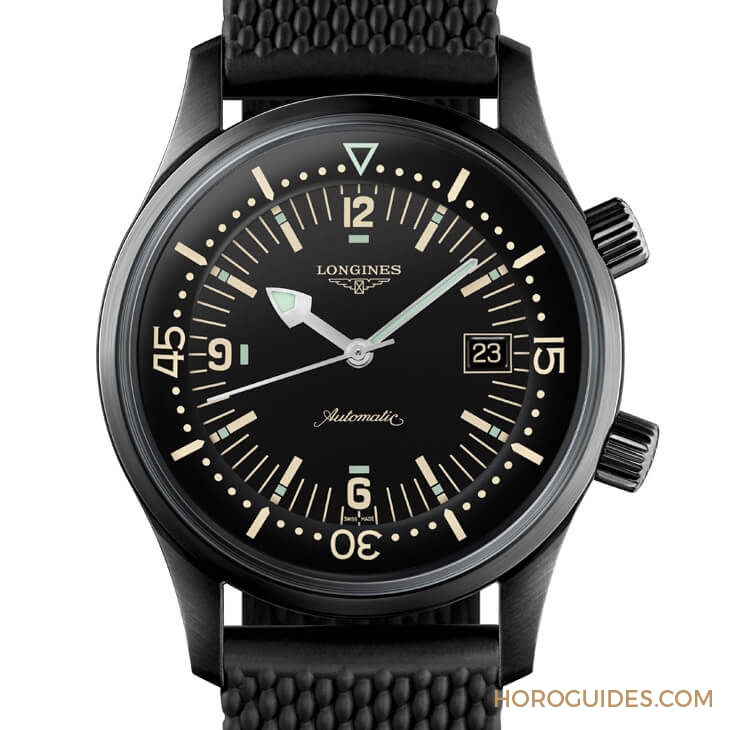 LONGINES - 浪琴表Legend Diver復刻潛水錶,黑得更有型