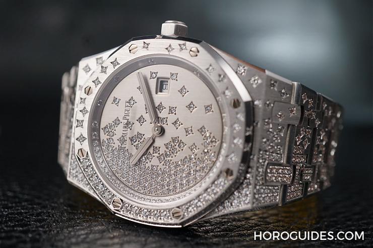 AUDEMARS PIGUET - ROYAL OAK - 67654BC.ZZ.1264BC.01 - 不對稱的平衡感 AP女錶玩設計