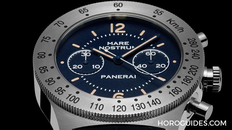 OFFICINE PANERAI - 重返1993,沛納海首枚計時碼錶Mare Nostrum藍面再現