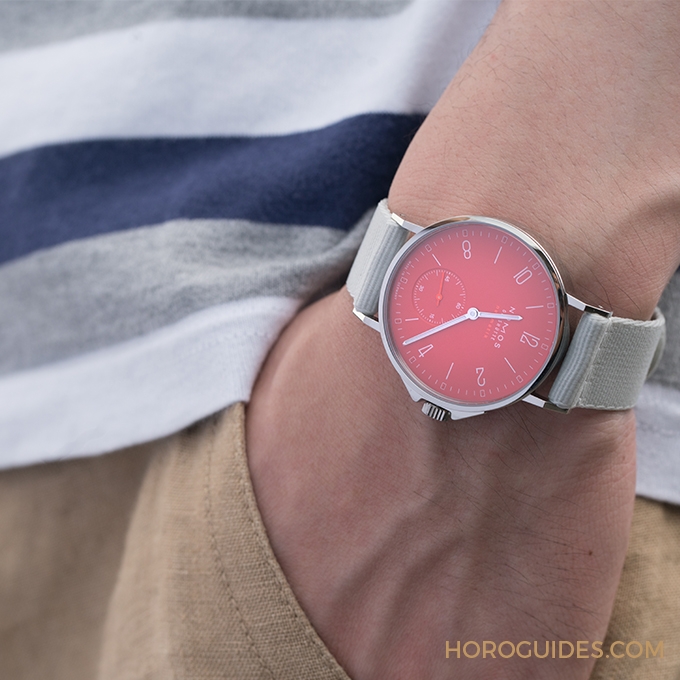 NOMOS - 色計最純粹的NOMOS Ahoi Neomatik 無須刷存在感